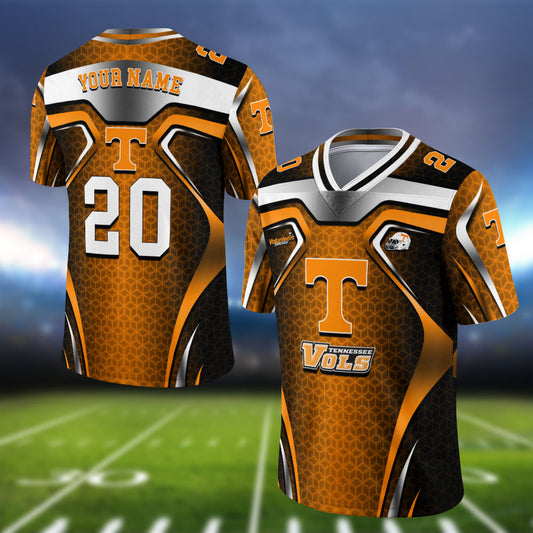 Tennessee Volunteers Vneck Football Jersey Personalized Your Name And Number, Football Jersey For Football Lovers ETHY-0102275