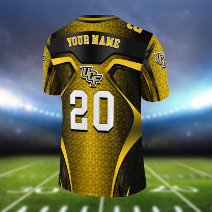 UCF Knights Vneck Football Jersey Personalized Your Name And Number, Football Jersey For Football Lovers ETHY-0102275