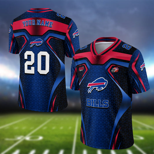 Buffalo Bills Vneck Football Jersey Personalized Your Name And Number, Football Jersey For Football Lovers ETHY-0102275