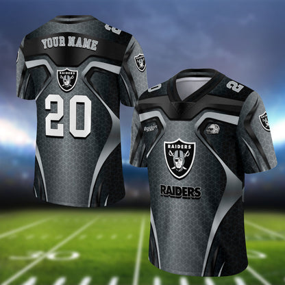 Las Vegas Raiders Vneck Football Jersey Personalized Your Name And Number, Football Jersey For Football Lovers ETHY-0102275
