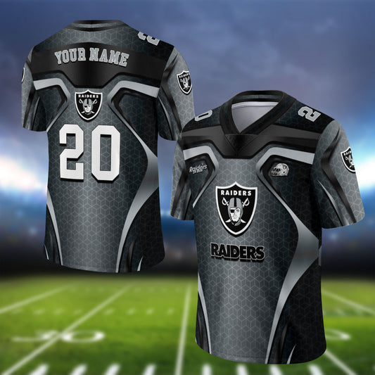 Las Vegas Raiders Vneck Football Jersey Personalized Your Name And Number, Football Jersey For Football Lovers ETHY-0102275