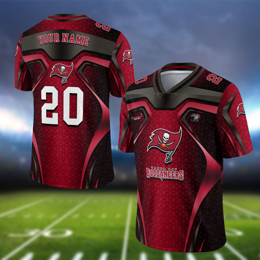 Tampa Bay Buccaneers Vneck Football Jersey Personalized Your Name And Number, Football Jersey For Football Lovers ETHY-0102275