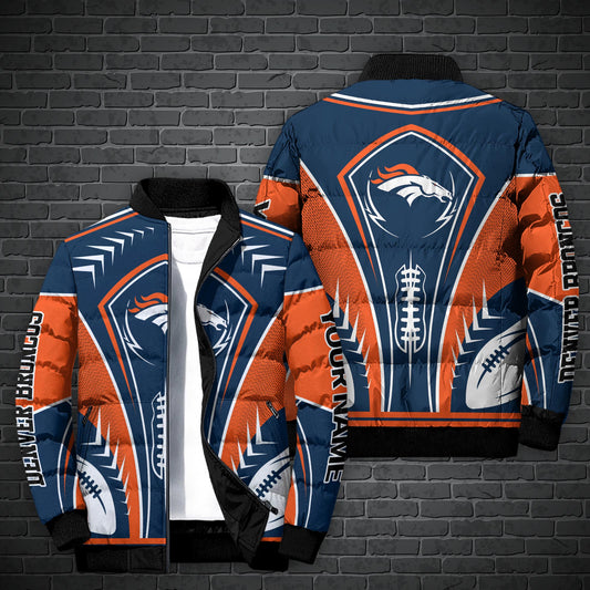 Denver Broncos Puffer Jacket Personalized Your Name, Sport Gift For Fans ETHY-46571