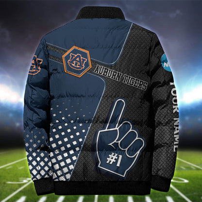 Auburn Tigers Team Puffer Jacket Personalized Your Name, Sport Gifts Idea for Fan ETHY-52667