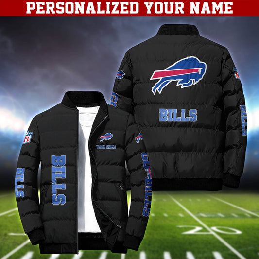 Buffalo Bills Puffer Jacket Personalized Your Name, Gift For Sport Fans ETHY-52763
