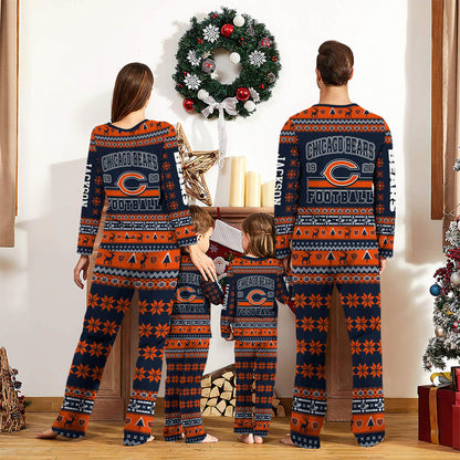 Chicago Bears Pajamas Personalized Your Name, Sport Pajamas For Fans ETHY-062697