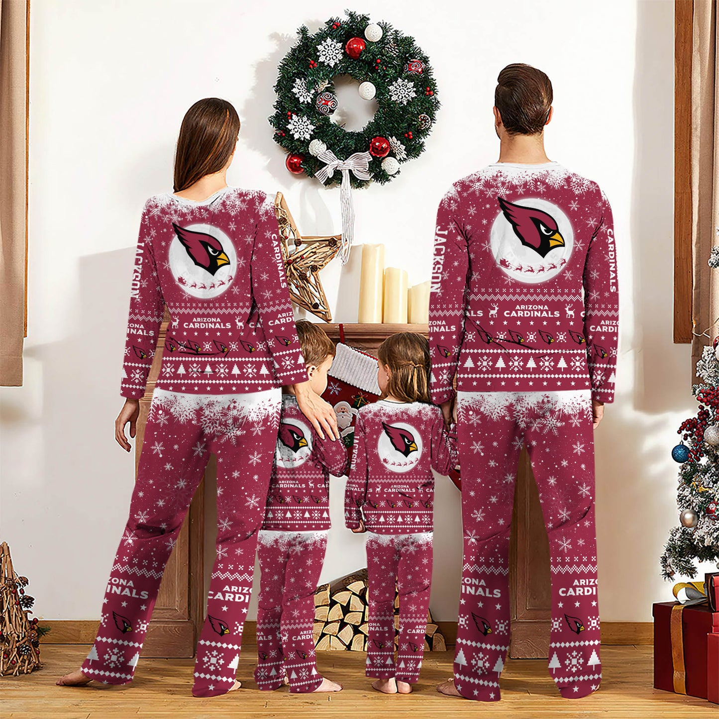 Arizona Cardinals NFL-Pajamas Personalized Your Name, Sport Pajamas For Fans ETHY-062762