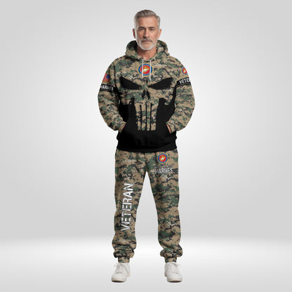 US Marine Corps Military US Military Veteran Camouflage Hoodie And Sweatpants, US Military Veteran Gifts, Gift For Veterans ETRG-07302965