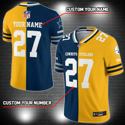 House Divided Vneck Football Jersey Custom Any Teams, Custom Name, Number And Team, House Divided Football Gift ETRG-08253279