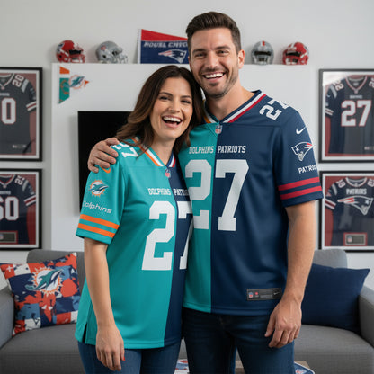 Buffalo Bills House Divided Vneck Football Jersey Custom Name, Number And Team, Sport Gifts ETRG-09263685