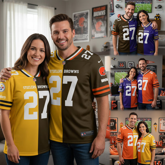 Pittsburgh Steelers House Divided Vneck Football Jackets Custom Name, Number And Team, Sport Gifts ETRG-09293707