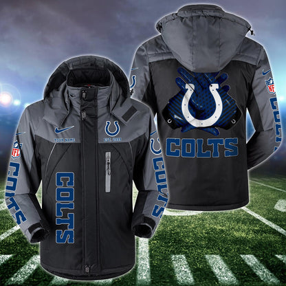 Indianapolis Colts 2D Windbreaker Hooded Jacket Custom Name, Sport Jacket For Fan ETRG-10033833