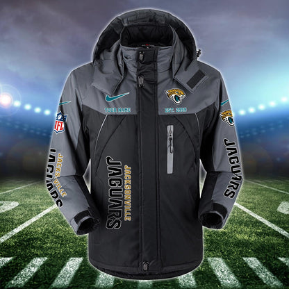 Jacksonville Jaguars 2D Windbreaker Hooded Jacket Custom Name, Sport Jacket For Fan ETRG-10033833