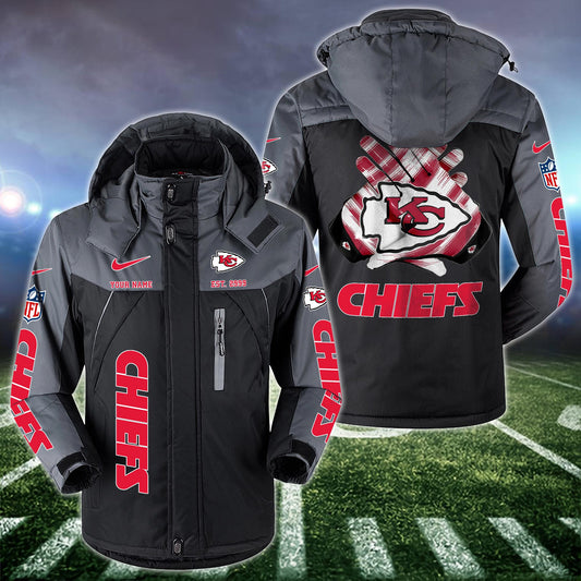 Kansas City Chiefs 2D Windbreaker Hooded Jacket Custom Name, Sport Jacket For Fan ETRG-10033833