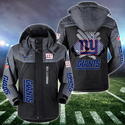 New York Giants 2D Windbreaker Hooded Jacket Custom Name, Sport Jacket For Fan ETRG-10033833