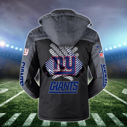 New York Giants 2D Windbreaker Hooded Jacket Custom Name, Sport Jacket For Fan ETRG-10033833