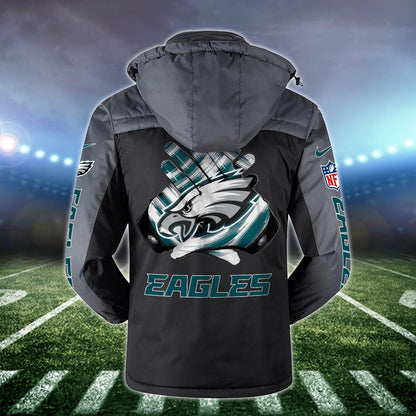 Philadelphia Eagles 2D Windbreaker Hooded Jacket Custom Name, Sport Jacket For Fan ETRG-10033833