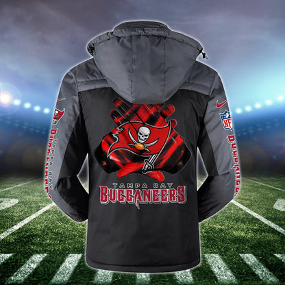 Tampa Bay Buccaneers 2D Windbreaker Hooded Jacket Custom Name, Sport Jacket For Fan ETRG-10033833