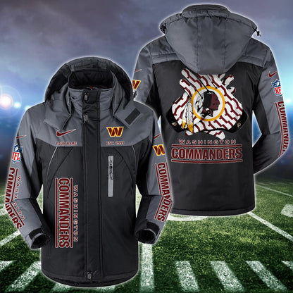 Washington Commanders 2D Windbreaker Hooded Jacket Custom Name, Sport Jacket For Fan ETRG-10033833
