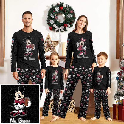 Arizona Cardinals Sport And Disney Pajamas Custom Set Family Pajamas, Gifts For Fan ETRG-43048