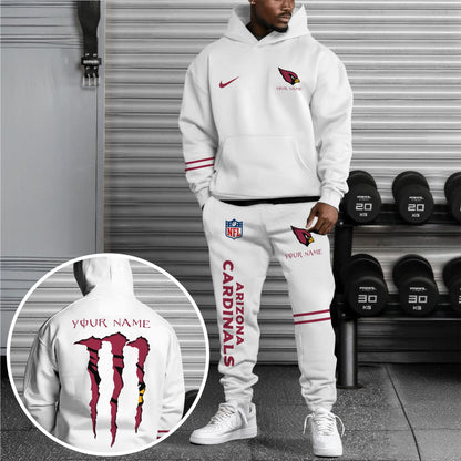 Arizona Cardinals Combo Custom Hoodie And Sweatpants, Gift For Sport Fans ETRG-62589