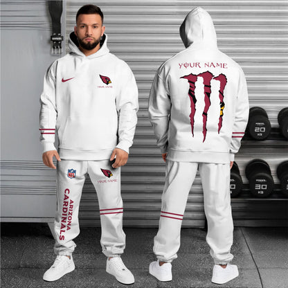 Arizona Cardinals Combo Custom Hoodie And Sweatpants, Gift For Sport Fans ETRG-62589