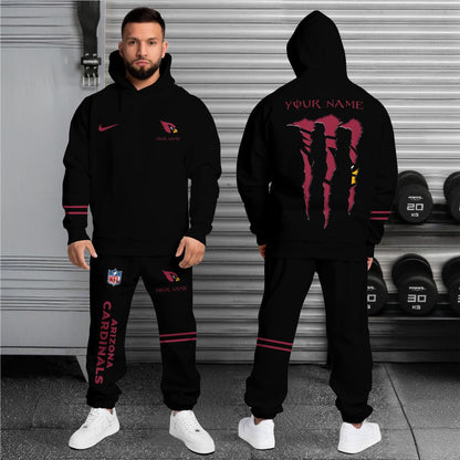 Arizona Cardinals Combo Custom Hoodie And Sweatpants, Gift For Sport Fans ETRG-62589