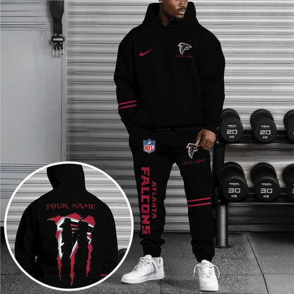 Atlanta Falcons Combo Custom Hoodie And Sweatpants, Gift For Sport Fans ETRG-62589