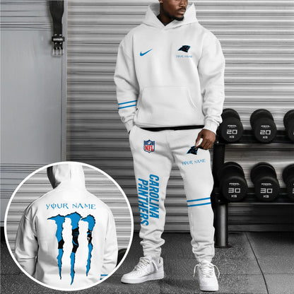 Carolina Panthers Combo Custom Hoodie And Sweatpants, Gift For Sport Fans ETRG-62589