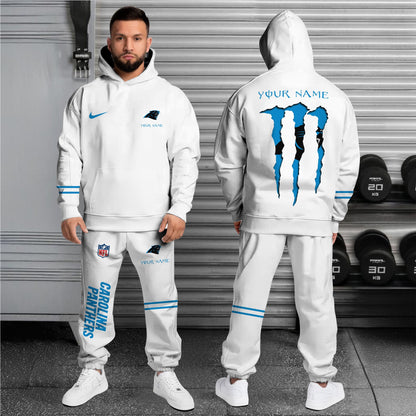 Carolina Panthers Combo Custom Hoodie And Sweatpants, Gift For Sport Fans ETRG-62589