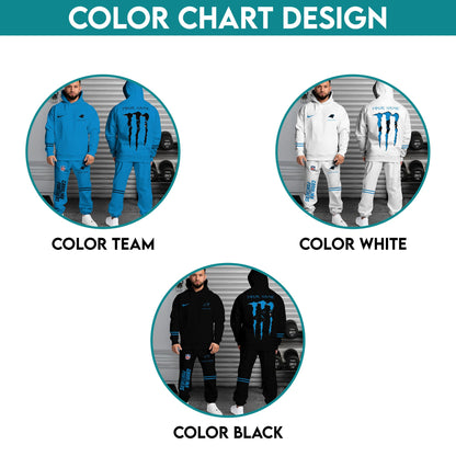 Carolina Panthers Combo Custom Hoodie And Sweatpants, Gift For Sport Fans ETRG-62589