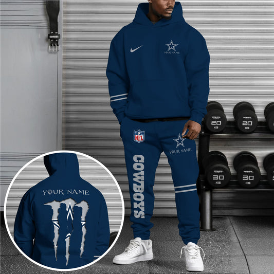 1 Best Selling Dallas Cowboys Combo Custom Hoodie And Sweatpants, Gift For Sport Fans ETRG-62589