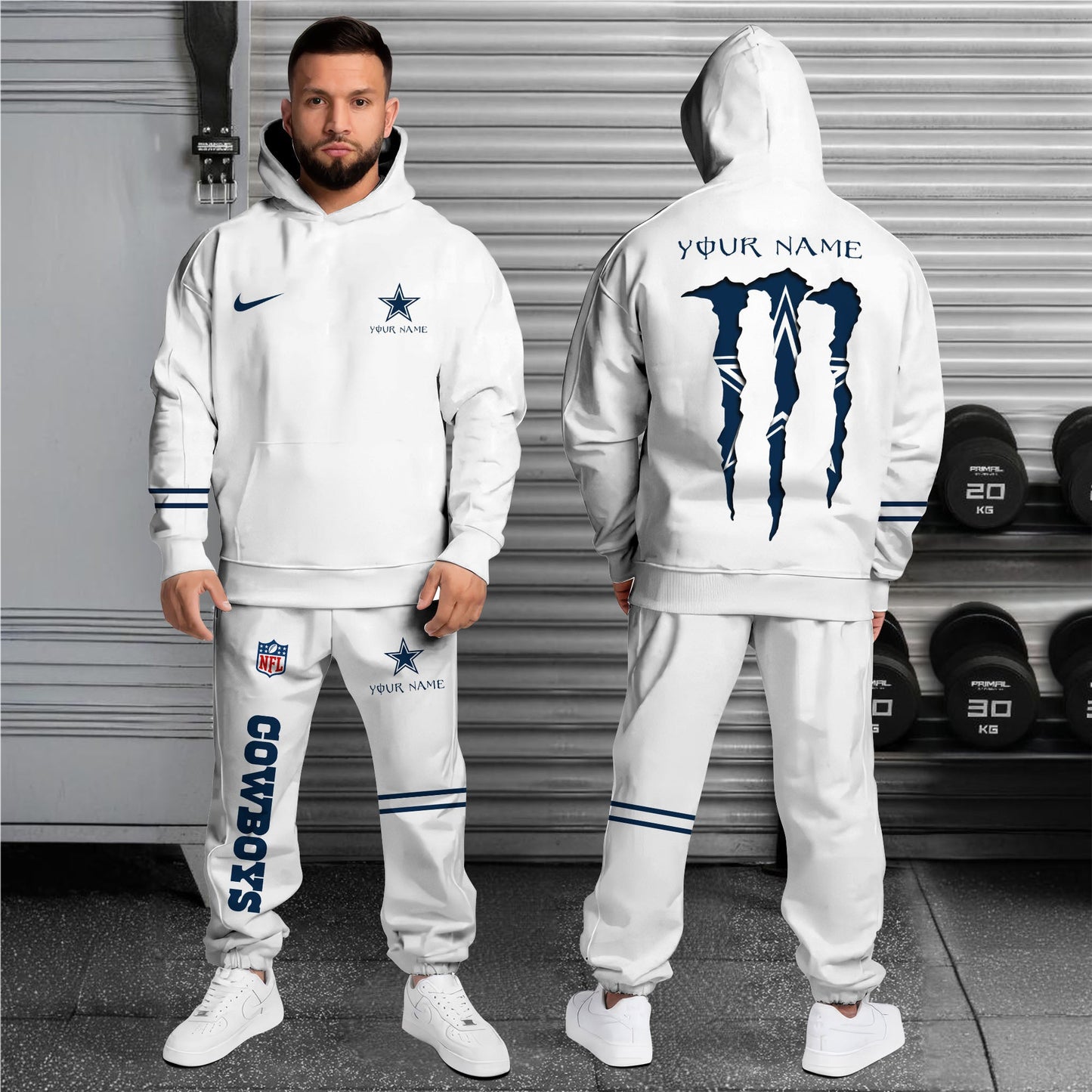 1 Best Selling Dallas Cowboys Combo Custom Hoodie And Sweatpants, Gift For Sport Fans ETRG-62589