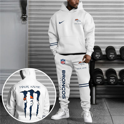 Denver Broncos Combo Custom Hoodie And Sweatpants, Gift For Sport Fans ETRG-62589