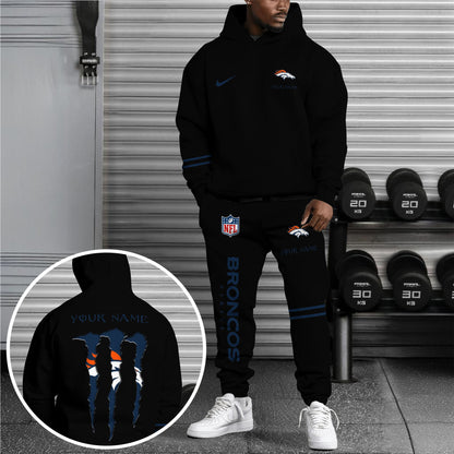 Denver Broncos Combo Custom Hoodie And Sweatpants, Gift For Sport Fans ETRG-62589