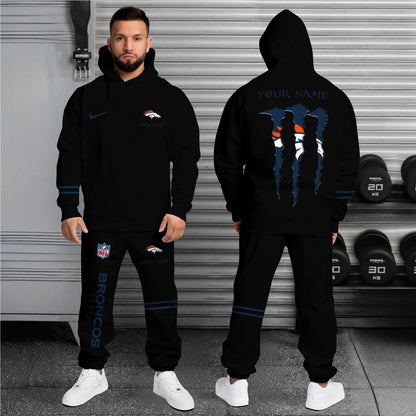 Denver Broncos Combo Custom Hoodie And Sweatpants, Gift For Sport Fans ETRG-62589
