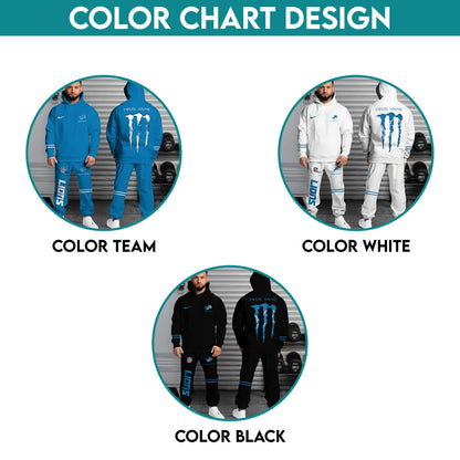 Detroit Lions Combo Custom Hoodie And Sweatpants, Gift For Sport Fans ETRG-62589