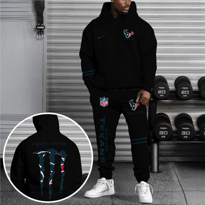 Houston Texans Combo Custom Hoodie And Sweatpants, Gift For Sport Fans ETRG-62589