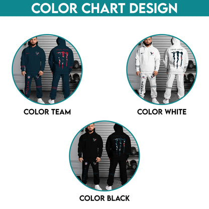 Houston Texans Combo Custom Hoodie And Sweatpants, Gift For Sport Fans ETRG-62589