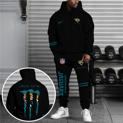 Jacksonville Jaguars Combo Custom Hoodie And Sweatpants, Gift For Sport Fans ETRG-62589