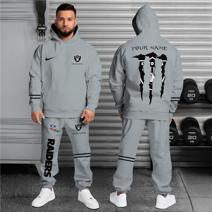 5 Best Selling Las Vegas Raiders Combo Custom Hoodie And Sweatpants, Gift For Sport Fans ETRG-62589