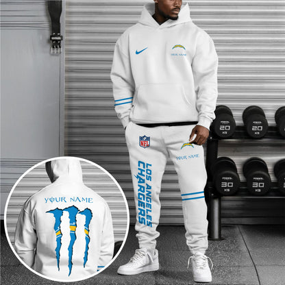 Los Angeles Chargers Combo Custom Hoodie And Sweatpants, Gift For Sport Fans ETRG-62589