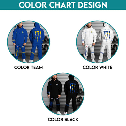 Los Angeles Rams Combo Custom Hoodie And Sweatpants, Gift For Sport Fans ETRG-62589