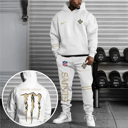 New Orleans Saints Combo Custom Hoodie And Sweatpants, Gift For Sport Fans ETRG-62589