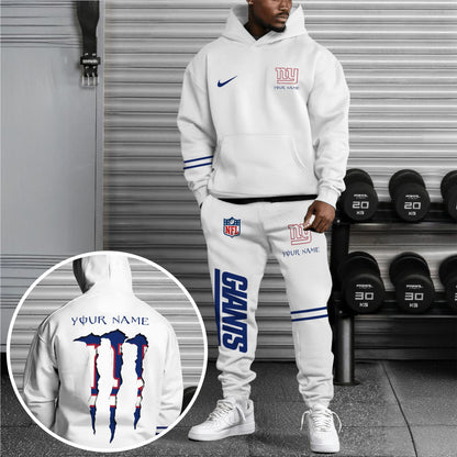 New York Giants Combo Custom Hoodie And Sweatpants, Gift For Sport Fans ETRG-62589