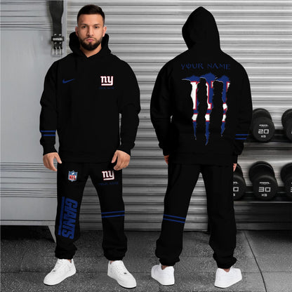 New York Giants Combo Custom Hoodie And Sweatpants, Gift For Sport Fans ETRG-62589