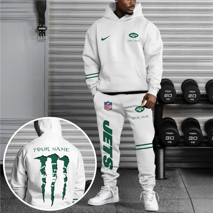 New York Jets Combo Custom Hoodie And Sweatpants, Gift For Sport Fans ETRG-62589
