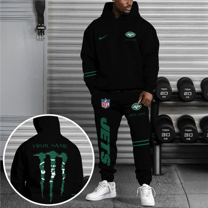 New York Jets Combo Custom Hoodie And Sweatpants, Gift For Sport Fans ETRG-62589
