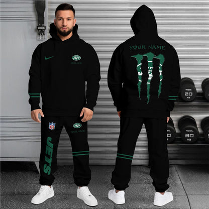 New York Jets Combo Custom Hoodie And Sweatpants, Gift For Sport Fans ETRG-62589