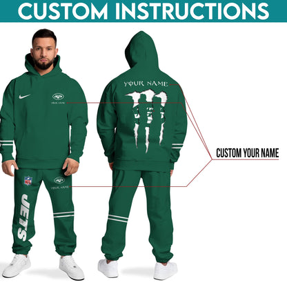 New York Jets Combo Custom Hoodie And Sweatpants, Gift For Sport Fans ETRG-62589